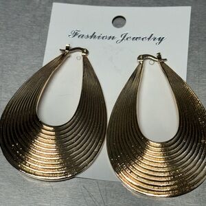 Elegant Gold Hoop Earrings